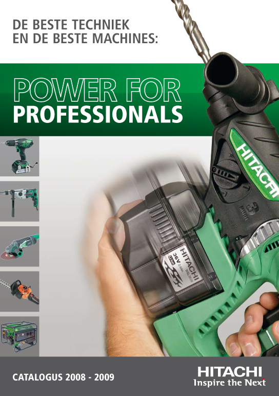 Hitachi-catalogus-voorpagina